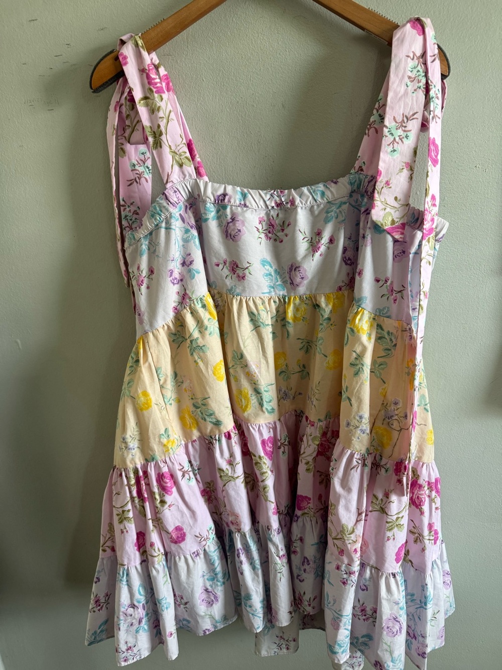 LoveShackFancy xTarget Jeanne Tiered Ruffle Dress Floral size Large - Picture 3 of 7